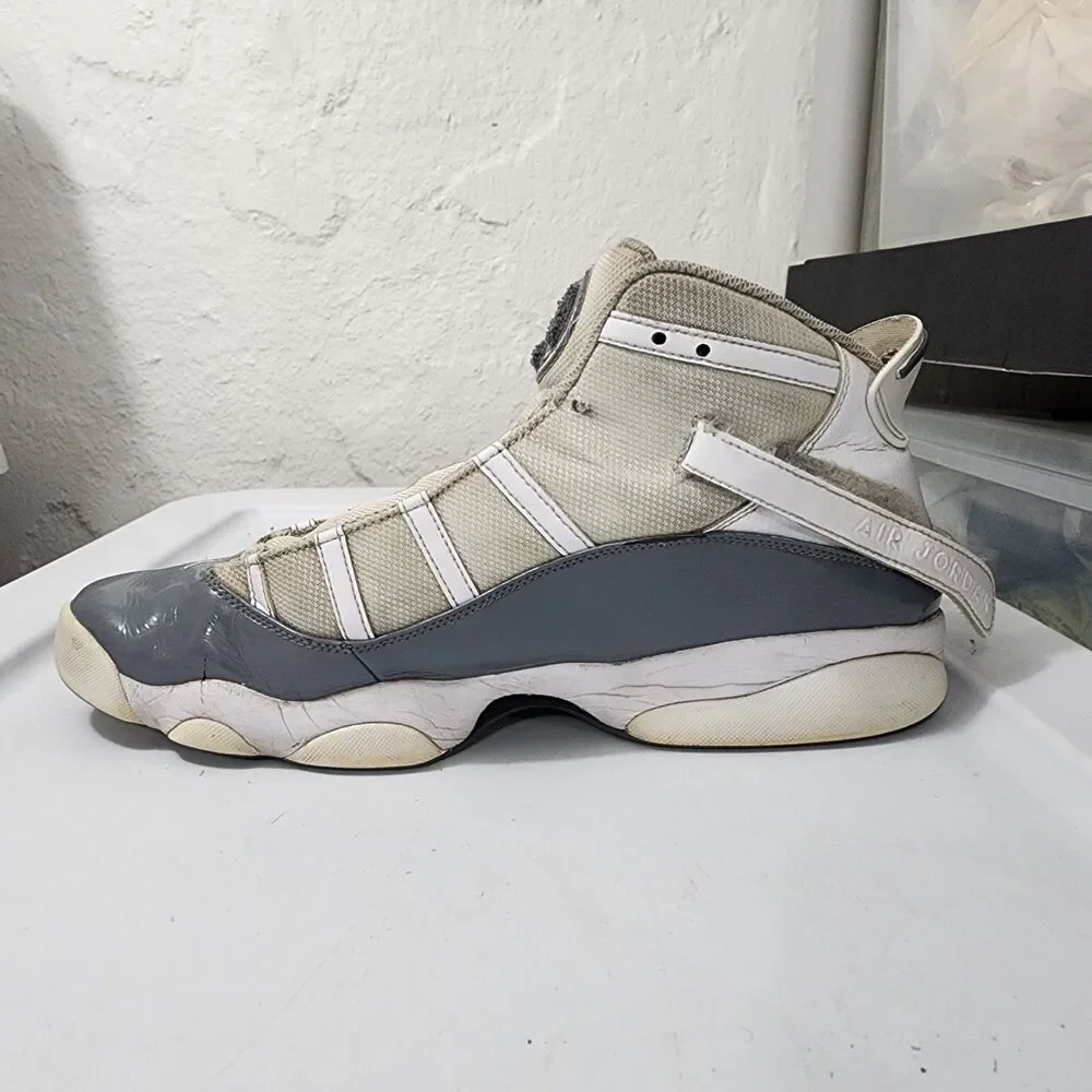 Nike Air Jordan 6 Rings White Cool Grey Men’s Size (13) 322992-014 As Is Flaws